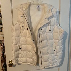 White Puffer Vest